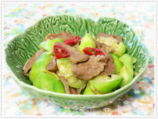牛肉炒丝瓜的做法