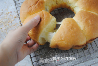 蜜豆蓝莓酱夹心包的做法