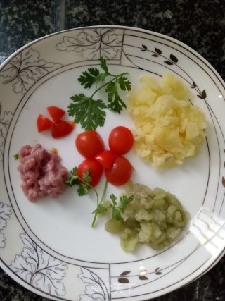 宝宝辅食-五色饭的做法