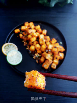 豆豉蒜香炸豆腐的做法