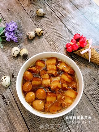 卤鹌鹑蛋五花肉的做法