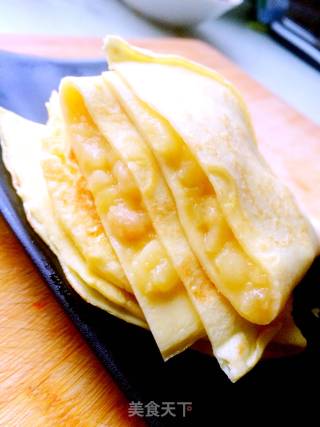 苹果鸡蛋饼的做法