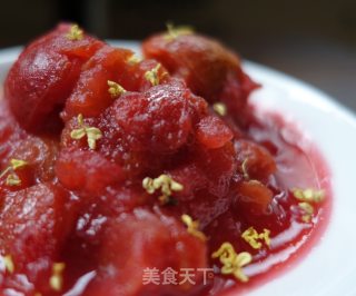 酸酸甜甜的开胃小吃炒红果