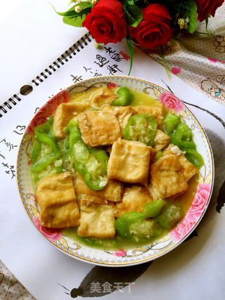 丝瓜豆干的做法