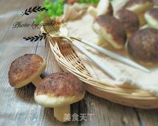 仿真香菇包的做法