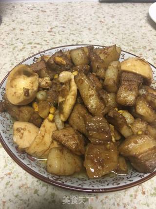 红烧肉鸡蛋的做法