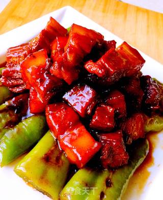 虎皮辣子红烧肉的做法