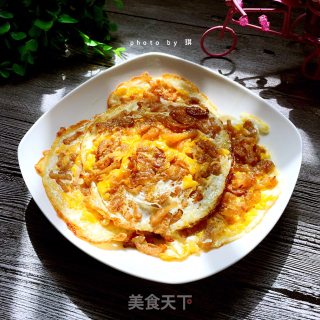 萝卜干煎蛋的做法