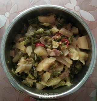 泡菜炒肉末的做法