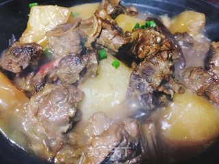 萝卜牛腩煲#肉肉厨的做法