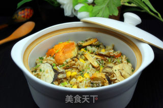 大闸蟹焖饭的做法