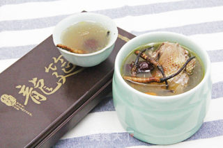 立冬食谱，龙筵冬虫夏草炖乳鸽