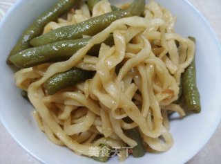 豆角焖面的做法