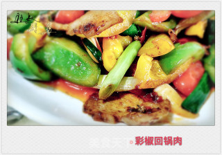 彩椒回锅肉的做法