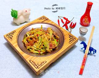 干锅有机花菜的做法