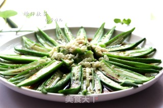 炝拌秋葵的做法