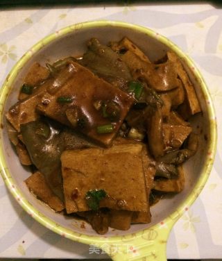 平菇素烧千叶豆腐的做法