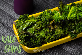 羽衣甘蓝叶子脆片的做法