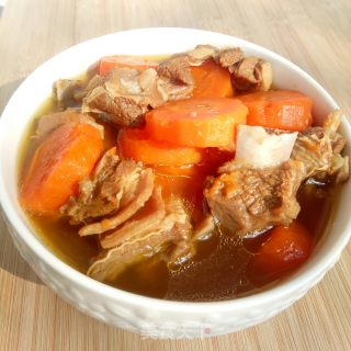 胡萝卜炖羊排的做法