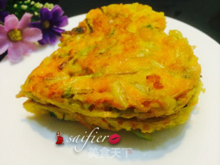 营养早餐胡萝卜鸡蛋饼的做法