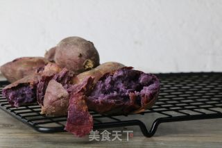 烤紫薯的做法