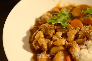 电饭煲料理 ｜咖喱鸡肉的做法
