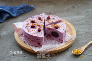 蔓越莓桂花紫薯松糕的做法