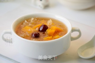 双红银耳南瓜汤的做法