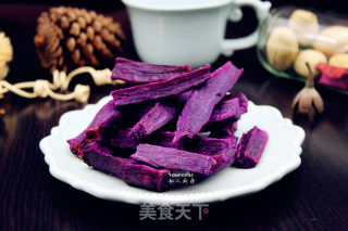 周末零食，原味紫薯干