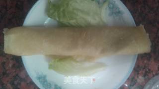鸡蛋饼卷卷的做法