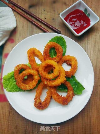 脆皮鱿鱼圈的做法
