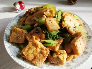 芹菜炒豆腐的做法