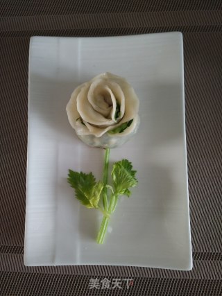 玫瑰煎饺的做法