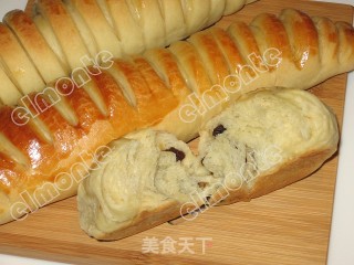 丑丑的虫虫面包和葡萄干面包的做法步骤：2
