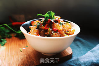 炒凉粉的做法