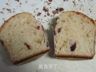 杏仁粉蜂蜜果干吐司的做法步骤：2