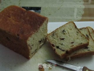 杏仁粉蜂蜜果干吐司的做法步骤：2