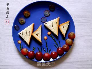 早餐拼盘一一一鱼儿的做法