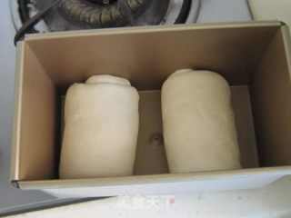 奶香白吐司的做法步骤：2