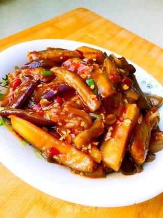 鱼香茄子（非油炸）的做法