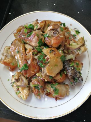 干炒鸡肉的做法