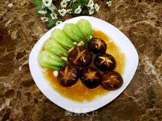 油菜香菇的做法
