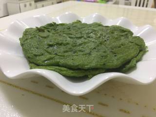 翡翠菠菜饼的做法