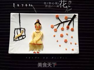 蛋糕拼盘一一美女的做法