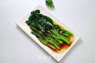 白灼菜心的做法