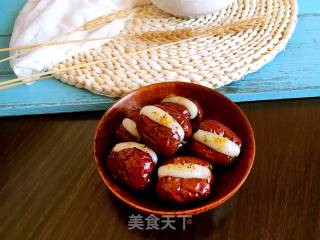 红枣糯米夹心的做法