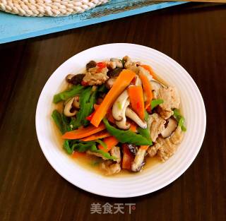 香菇肉片的做法