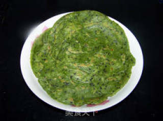 菠菜芝麻软饼的做法步骤：2