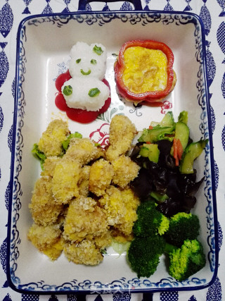 鸡米花♥阳光蛋的做法