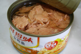 菜鸟也能做到零失败——金枪鱼火腿pizz的做法步骤：4